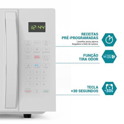 Imagem de Micro-ondas 25L Philco Receitas Pré-programadas PMO28B