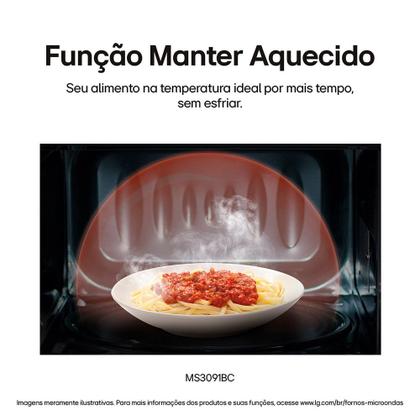 Imagem de Micro-Ondas 30 Litros Easyclean Com Puxador Ms3091bcfwhflgz LG