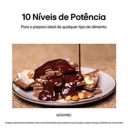 Imagem de Micro-Ondas 30 Litros Easyclean Com Puxador Ms3091bcfwhflgz LG