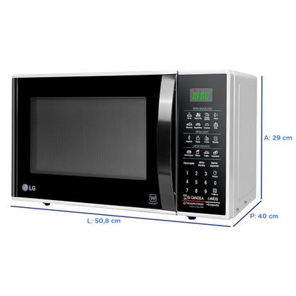 Imagem de Micro-Ondas 30 Litros Easyclean Com Puxador Ms3091bcfwhflgz LG