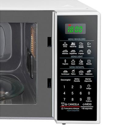Imagem de Micro-Ondas 30 Litros Easyclean Com Puxador Ms3091bcfwhflgz LG