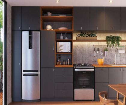 Imagem de Micro-ondas 32l brastemp cor cinza bms46arbna-220v