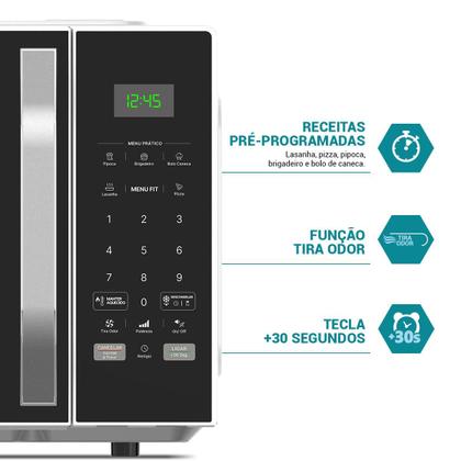 Micro-ondas 33L Philco Teclas Fáceis Limpa Fácil 1400W PM36 Imagem de Micro-ondas 33L Philco Teclas Fáceis Limpa Fácil 1400W PM36