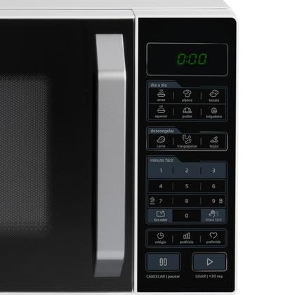 Imagem de Micro ondas 35 litros midea mxsa35p1 220v branco com preto
