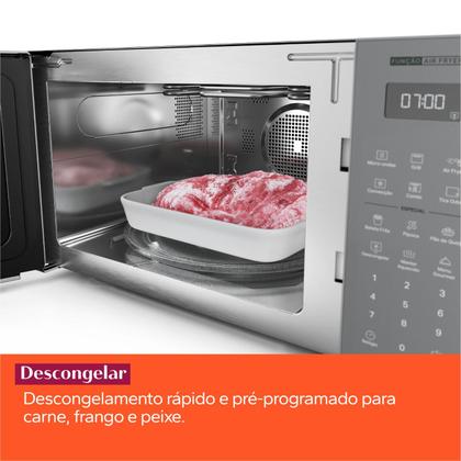 Imagem de Micro-ondas Air Fryer Brastemp Inox 29 Litros - BMC29AR