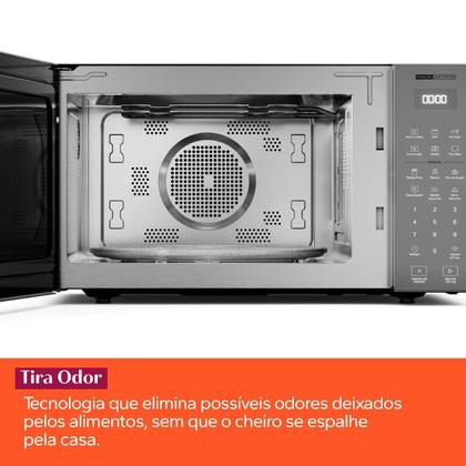 Imagem de Micro-ondas Air Fryer Brastemp Inox 29 Litros - BMC29AR