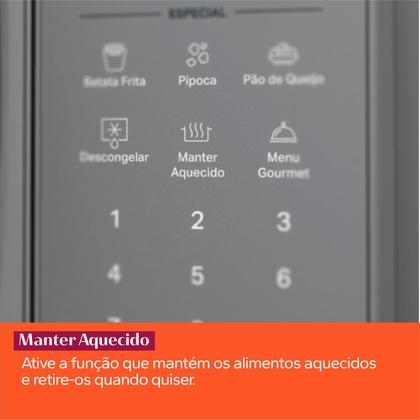 Imagem de Micro-ondas Air Fryer Brastemp Inox 29 Litros - BMC29AR