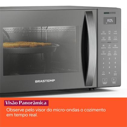 Imagem de Micro-ondas Air Fryer Brastemp Inox 29 Litros - BMC29AR