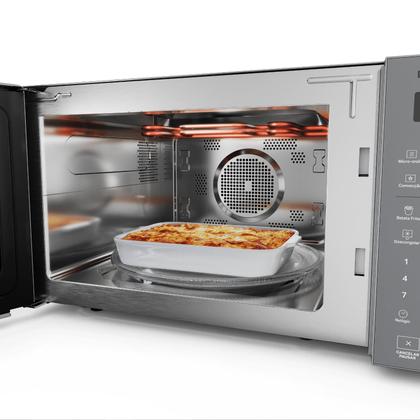 Imagem de Micro-ondas Air Fryer Brastemp Inox 29 Litros - BMC29AR