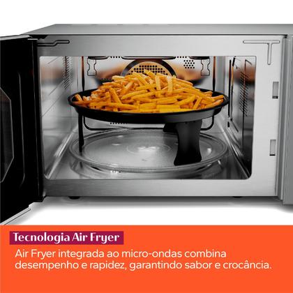 Imagem de Micro-ondas Air Fryer Brastemp Inox 29 Litros - BMC29AR
