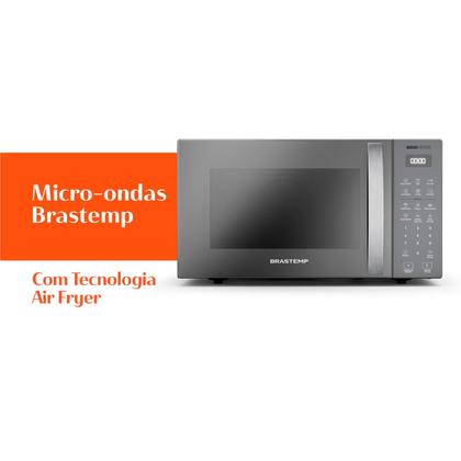 Imagem de Micro-ondas Air Fryer Brastemp Inox 29 Litros - BMC29AR