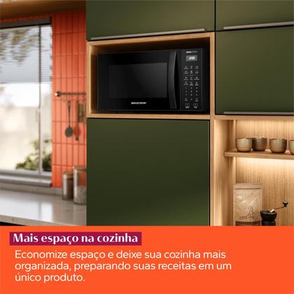 Imagem de Micro-ondas Air Fryer Brastemp Preto 29 Litros - BMC29AE
