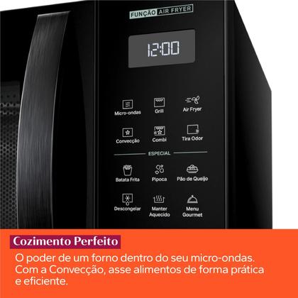 Imagem de Micro-ondas Air Fryer Brastemp Preto 29 Litros - BMC29AE