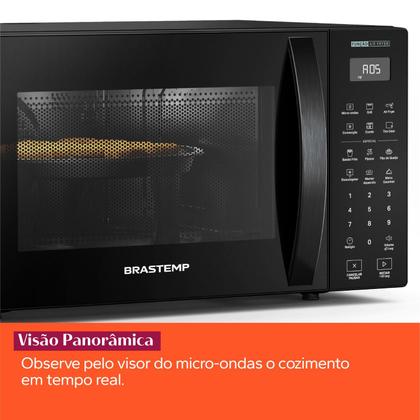 Imagem de Micro-ondas Air Fryer Brastemp Preto 29 Litros - BMC29AE