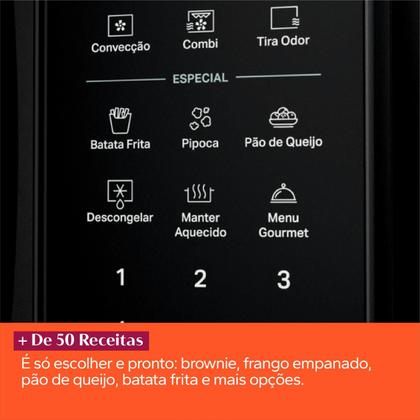 Imagem de Micro-ondas Air Fryer Brastemp Preto 29 Litros - BMC29AE