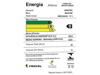 Imagem de Micro-Ondas BMS23AR 23 Litros Inox Brastemp