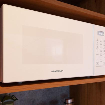 Imagem de Micro-ondas Brastemp 32 Litros com Função Tira Odor BMS46AB Branco 110V