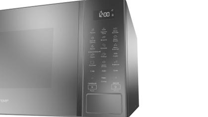 Imagem de Micro-ondas Brastemp 32 Litros cor cinza espelhado com Menu Gourmet - BMS46AR