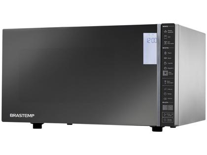 Micro-ondas Brastemp 32 Litros cor Inox Espelhado com Grill e Painel Integrado - BMG45AR
