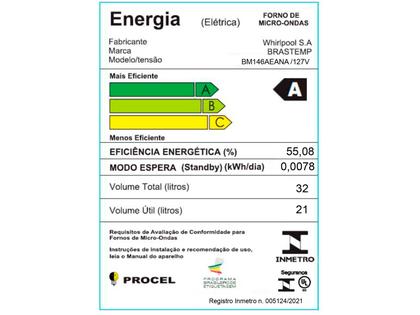 Imagem de Micro-ondas Brastemp 32L de Embutir Preto