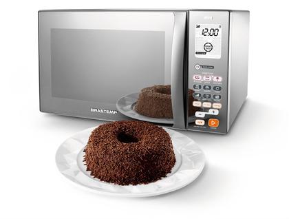 Imagem de Micro-ondas Brastemp 38 Litros cor Inox Espelhado com Grill - BMJ38AR