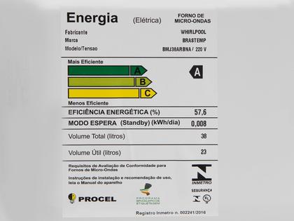 Imagem de Micro-ondas Brastemp 38L com Grill
