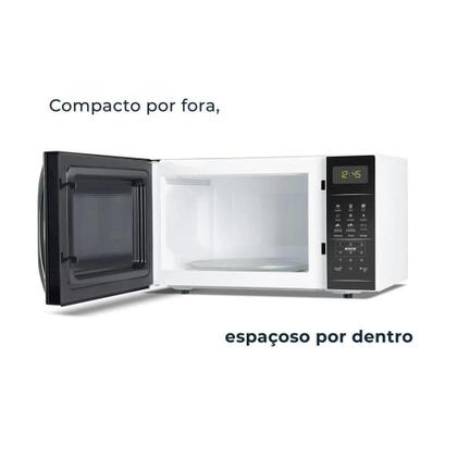 Imagem de Micro-ondas Britânia Limpa Fácil 20L 1100W Preto E Branco BMO23 110V