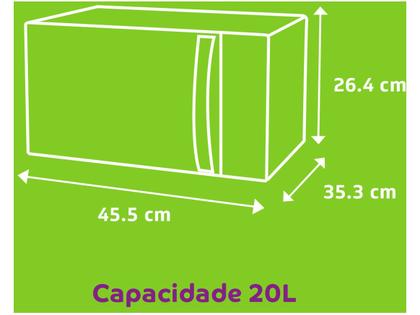 Imagem de Micro-ondas Consul 20L Cinza