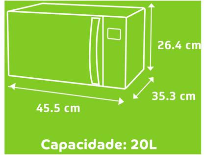 Imagem de Micro-ondas Consul 20L CMA20 BBBNA