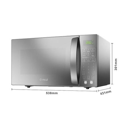 Imagem de Micro-ondas Consul 32L com Menu Fácil Cinza Espelhado 127v CMS46ARANA
