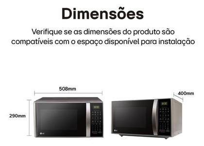 Imagem de Micro Ondas De Bancada 30l 1250w 50x30x40cm 220v - LG