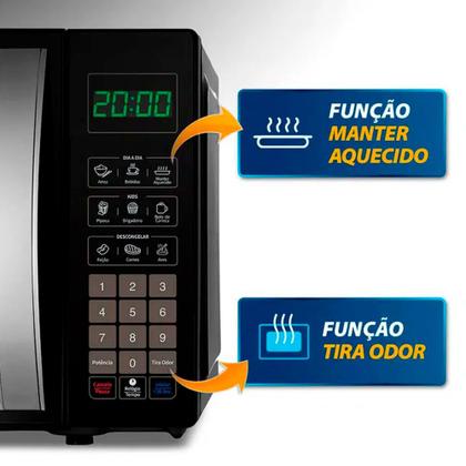 Imagem de Micro-ondas de Bancada Mondial 21L 1200W Menu Dia a Dia MO-01-21