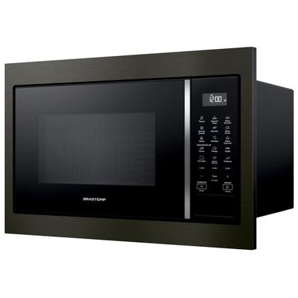 Imagem de Micro-ondas de Embutir Brastemp Eclipse Collection com 32 Litros de Capacidade Black Inox - BM146AP