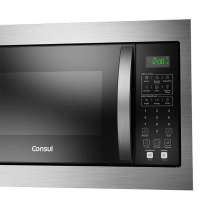 Imagem de Micro-ondas de Embutir Consul 32 Litros Preto Menu Fácil Tira Odor Painel Digital CM146AE
