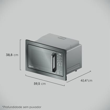 Imagem de Micro-ondas de Embutir Electrolux ME3HP 34 Litros Inox