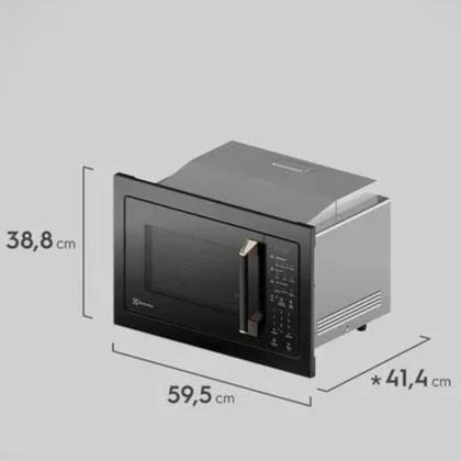 Imagem de Micro-ondas de Embutir Electrolux MV43T 34 Litros Pro Series Preto