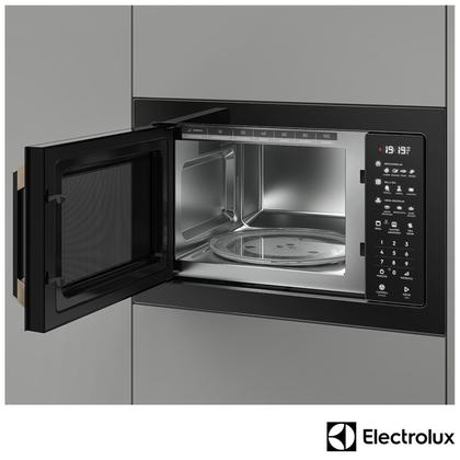 Imagem de Micro-ondas de Embutir Electrolux Pro Series com 34 Litros de Capacidade e Grill Preto - MV43T
