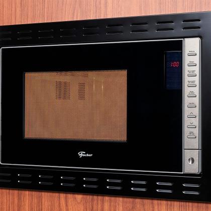 Imagem de Micro-ondas de Embutir Fischer Fit Line 25L Preto