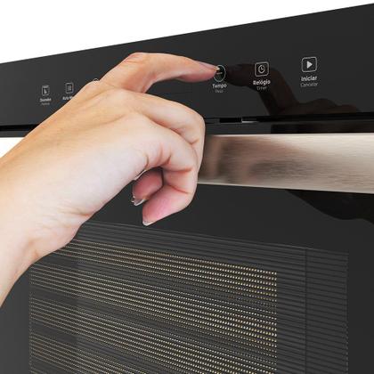 Imagem de Micro-ondas de Embutir Fischer Infinity 25L Touch com Grill Preto