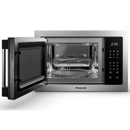 Imagem de Micro-ondas de Embutir Panasonic com 30 Litros de Capacidade e Grill Inox - NN-GB68QSRUK