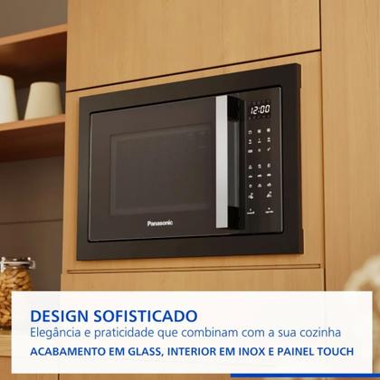 Imagem de Micro-ondas de Embutir Panasonic NN-GB68QBRUK 30 Litros Preto