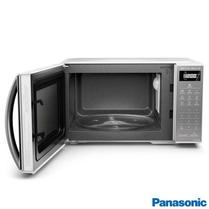 Imagem de Micro-ondas de Mesa Panasonic com 21 Litros de Capacidade Branco com Porta Espelhada - NN-ST27LWRU