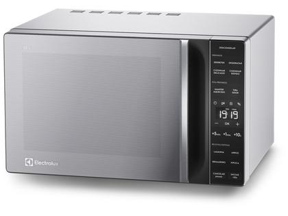 Micro-ondas Electrolux 23L Prata Efficient ME23S Imagem de Micro-ondas Electrolux 23L Prata Efficient ME23S