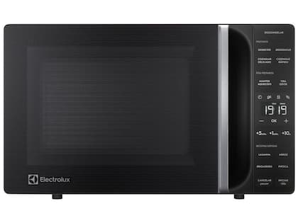 Micro-ondas Electrolux 23L Preto Efficient com Descongelamento Assistido (ME23P)