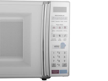 Imagem de Micro-ondas Electrolux 27L Branco com 55 receitas pré-programadas e Função Tira Odor (MB37R)