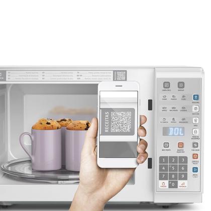 Imagem de Micro-ondas Electrolux 31L Branco com Painel Integrado e Display Econômico (MI41T)