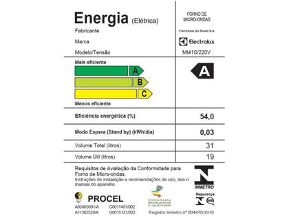 Imagem de Micro-ondas Electrolux 31L