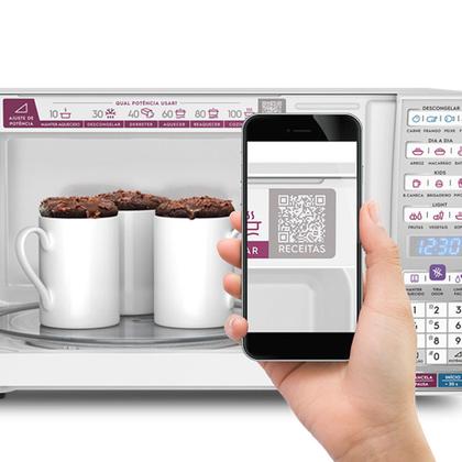 Imagem de Micro-ondas Electrolux 34 Litros Função Tira Odor e Manter Aquecido Branco MEO44  220 Volts