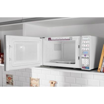 Imagem de Micro-ondas Electrolux 34 Litros Função Tira Odor e Manter Aquecido Branco MEO44  220 Volts