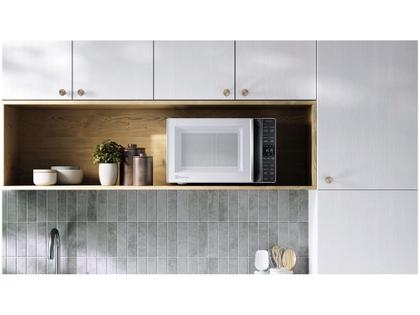 Micro-ondas Electrolux 36L Branco e Cinza ME36B Imagem de Micro-ondas Electrolux 36L Branco e Cinza ME36B